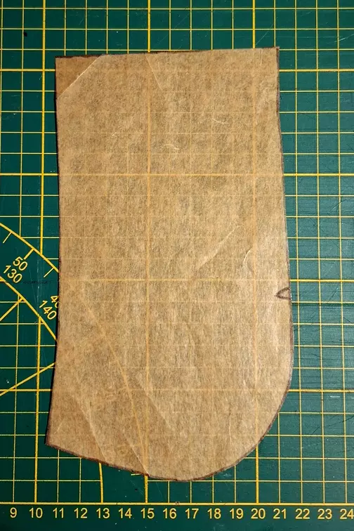 Papierzuschnitt Suspensorium